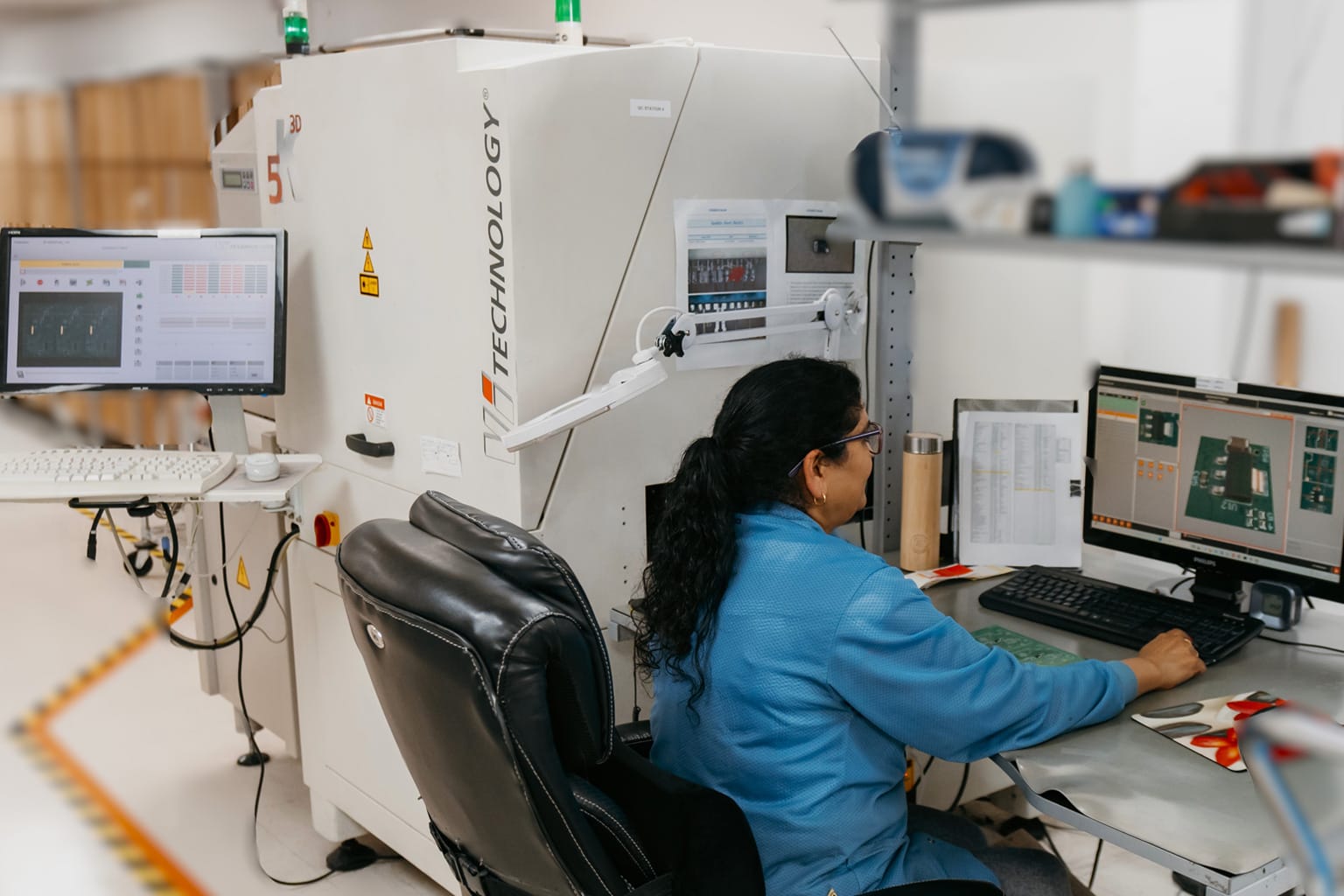 AOI Automated Optical Inspection for 3D imaging of PCBs