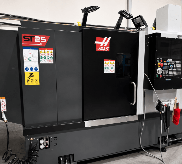 Haas ST-25 CNC turning centre at IMS Electronics Manufacturing in Calgary